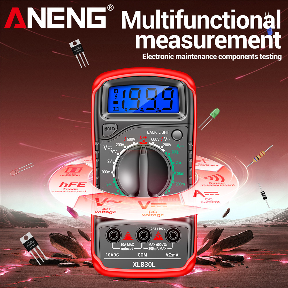 Multimetro ANENG XL830L per Ri - Auto Repair Shops recensione e prezzo